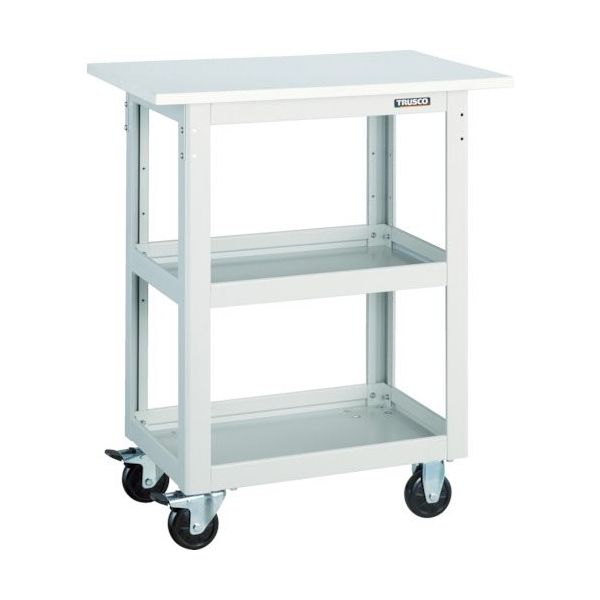 トラスコ中山 TRUSCO ツールワゴン ドルフィン 天板付 750X500 ヤンググリーン DLWS-963T-YG 1台（直送品）