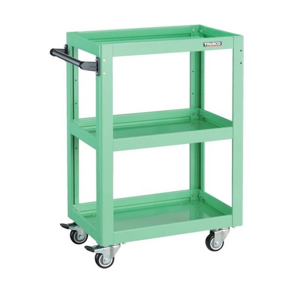 トラスコ中山 TRUSCO ツールワゴン ドルフィン 600×400 ウレタン車輪 ヤンググリーン DLWS-963U-YG 1台（直送品）