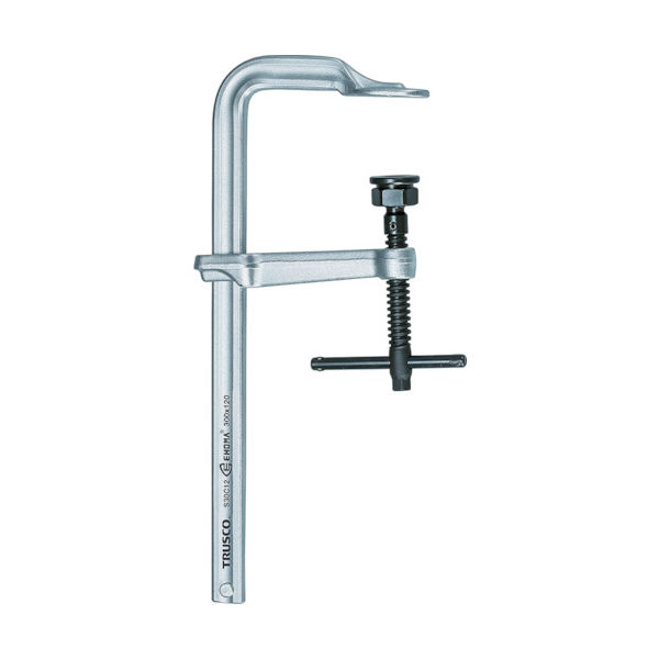 トラスコ中山 TRUSCO エホマL型クランプ(強力型)スタンダードタイプ S30C12 1丁 445-4898（直送品）