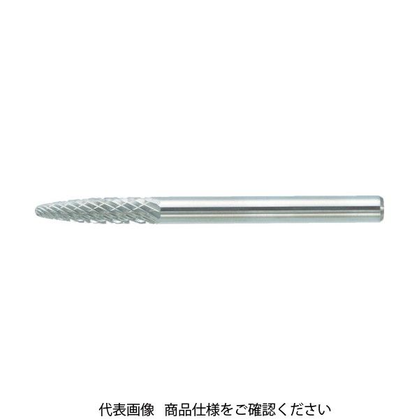 トラスコ中山 TRUSCO 超硬バー 砲弾型 Φ3X刃長6X軸3 ダブルカット TB3A031 1本 436-4112（直送品）