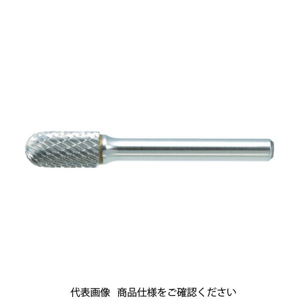 トラスコ中山 TRUSCO 超硬バー 先丸円筒型 Φ11X刃長25X軸6 ダブルカット TB2C110 1本 436-4023（直送品）