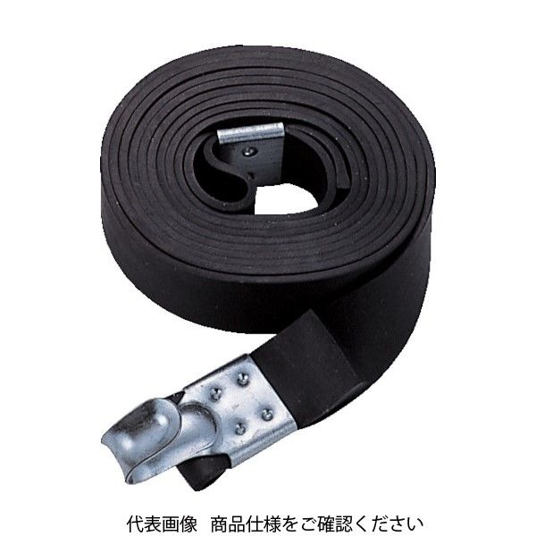 トラスコ中山 TRUSCO ゴムロープ金具付き幅20×長さ3.0m 1本入 GR-2030K-1 1本 437-7354（直送品）