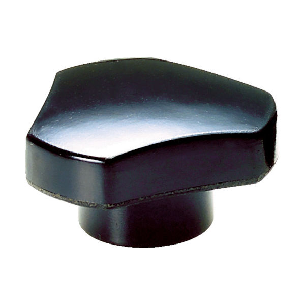 トラスコ中山 TRUSCO スリーロブノブナット めねじタイプ φ25 M5 ノブ高さ15 TKN1-M5 1個 430-9901（直送品）