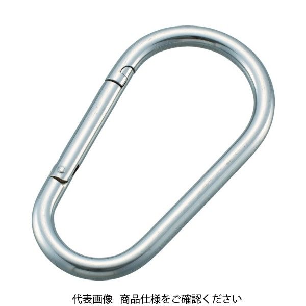 トラスコ中山 TRUSCO ステンレス カラビナジャンボ(環なし) 14mm TKBJ-14A 1個 431-5936（直送品）
