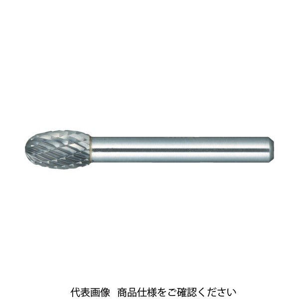 トラスコ中山 TRUSCO 超硬バー タマゴ型 Φ16X刃長25X軸6 アルミカット TA6C160 1本 436-3302（直送品）