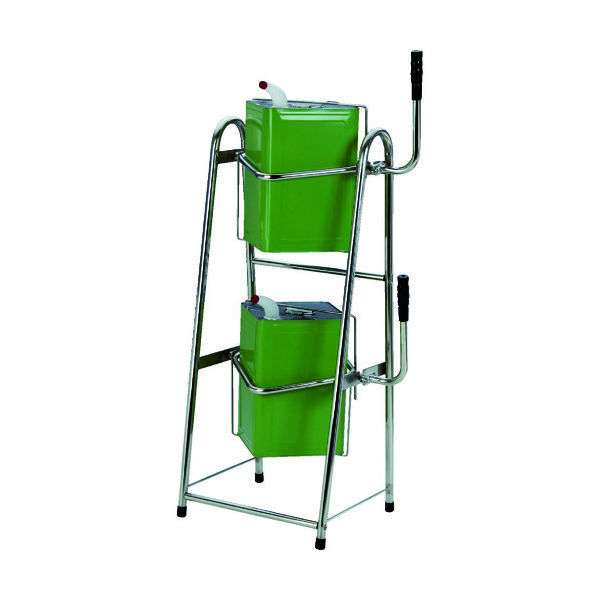 ダイヤ精工 MECHANICS ステンレス一斗缶スタンド 二段式 KK-18WS 1台 431-3763（直送品）