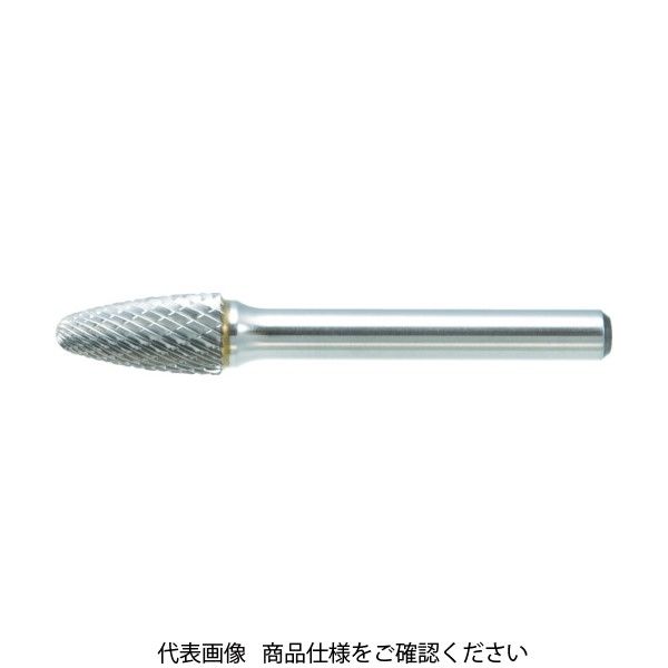 トラスコ中山 TRUSCO 超硬バー 砲弾型 Φ11X刃長25X軸6 ダブルカット TB3C110 1本 436-4198（直送品）
