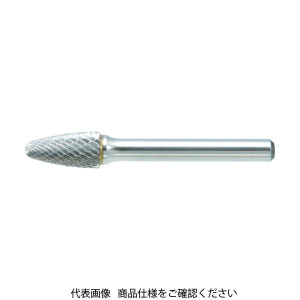 トラスコ中山 TRUSCO 超硬バー 砲弾型 Φ11X刃長25X軸6 シングルカット TB3C110S 1本 436-4201（直送品）