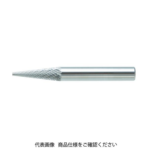 トラスコ中山 TRUSCO 超硬バー テーパー型 Φ6X刃長12.7X軸6 ダブルカット TB5C061 1本 436-4953（直送品）