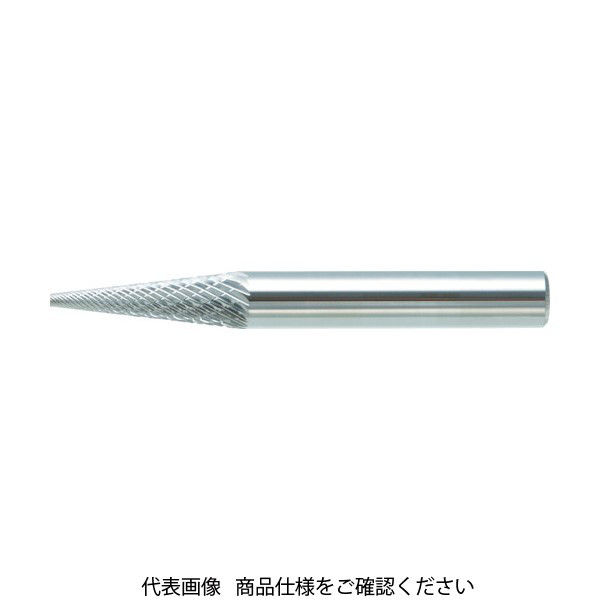 トラスコ中山 TRUSCO 超硬バー テーパー型 Φ6X刃長12.7X軸6 シングルカット TB5C061S 1本 436-4961（直送品）