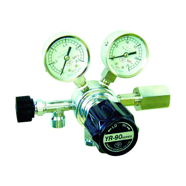 ヤマト産業 ヤマト 分析機用圧力調整器 YR-90S YR-90S-R-11N01-2210 1台 434-6891（直送品）