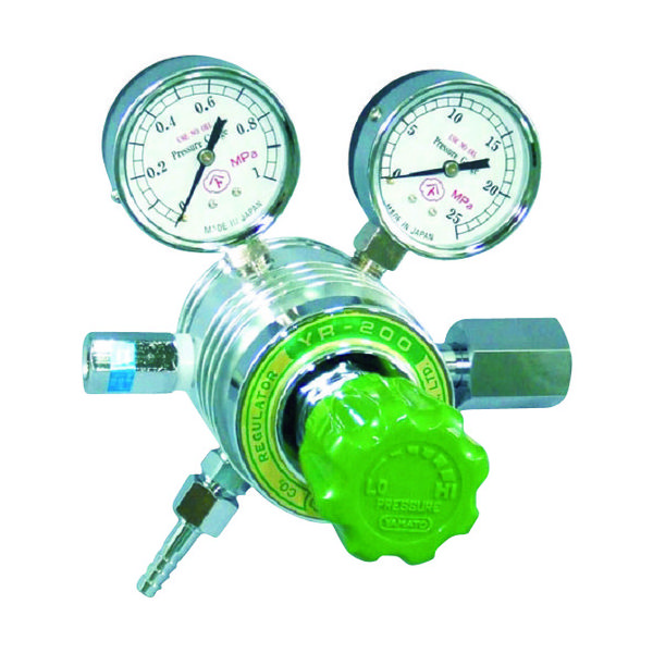 ヤマト ガス調整器 分析機用圧力調整器 YR-90S ヘリウム ( YR-90S-R