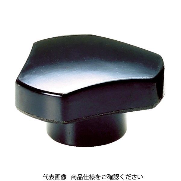 トラスコ中山 TRUSCO スリーロブノブナット めねじタイプ φ39 M8 ノブ高さ20 TKN3-M8 1個 430-9928（直送品）