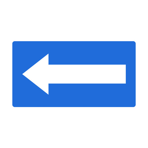 トラスコ中山 TRUSCO 配管用ステッカー 方向表示 青地白 大 5枚入 TPS-HN9.5-L 1組(5枚) 445-8052（直送品）