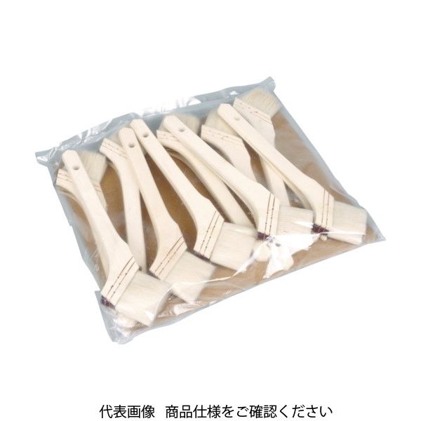 トラスコ中山 TRUSCO まとめ買い 徳用ニス刷毛 木柄 30号 70mm 10本入 TPB-428-10 1袋(10本)（直送品）