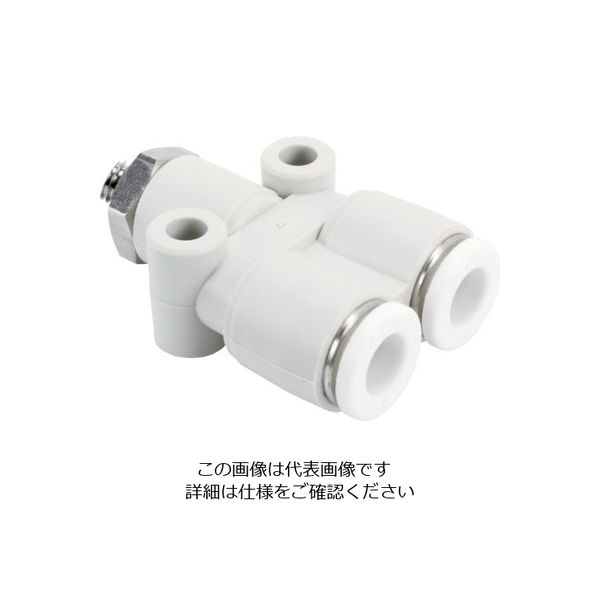 CKD ニュージョイントステンレスタイプ(両口Y形チーズ) ZW-Y6-M5-P4 1個 441-2796（直送品）