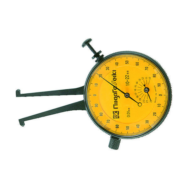 新潟精機 SK ダイヤルキャリパゲージ(内側) 測定範囲10~22mm AI-2 1個 377-4791（直送品）