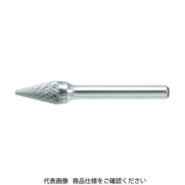 トラスコ中山 TRUSCO 超硬バー テーパー型 Φ16X刃長25X軸6 ダブルカット TB5C160 1本 436-4996（直送品）