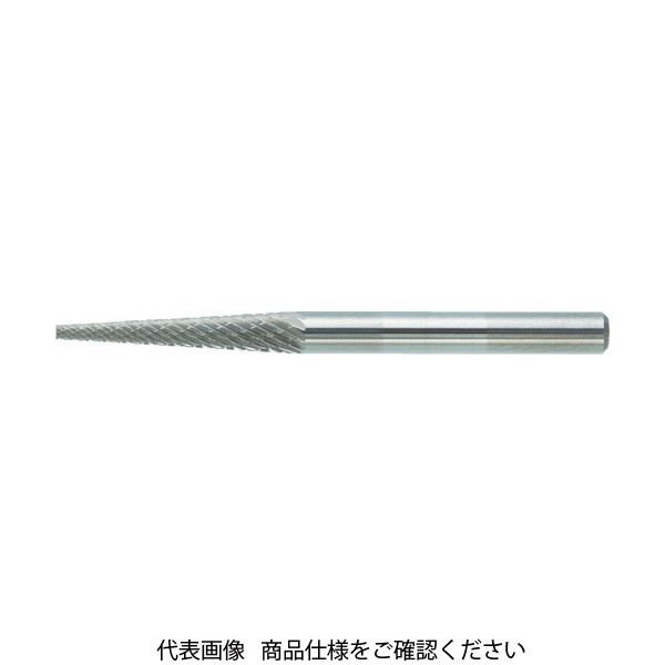 トラスコ中山 TRUSCO 超硬バー テーパー型 Φ3(12°)刃長8.9X軸3 シングル TB5A032S 1本 436-4929（直送品）
