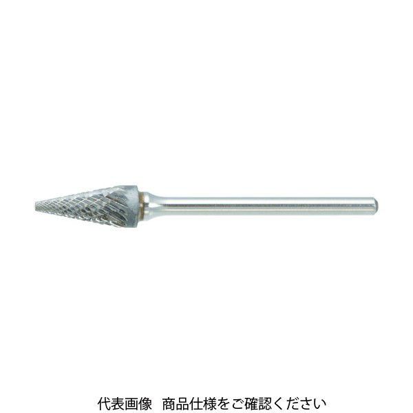 トラスコ中山 TRUSCO 超硬バー テーパー型 Φ5(16°)X刃長12.7X軸3 ダブル TB5B050 1本 436-4937（直送品）