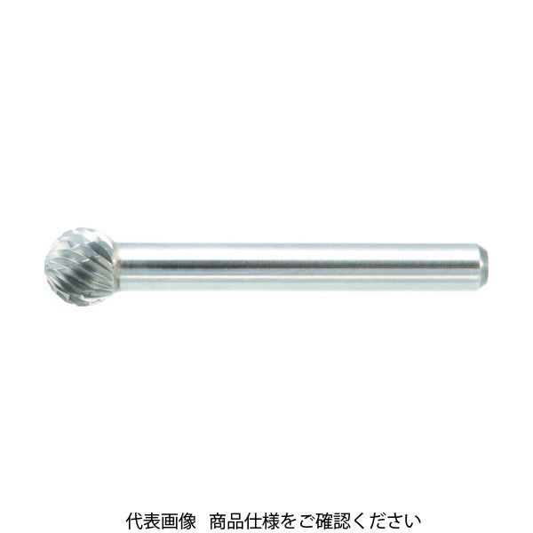 トラスコ中山 TRUSCO 超硬バー 球型 Φ11X刃長9.5X軸6 ダブルカット TB8C110 1本 436-5488（直送品）