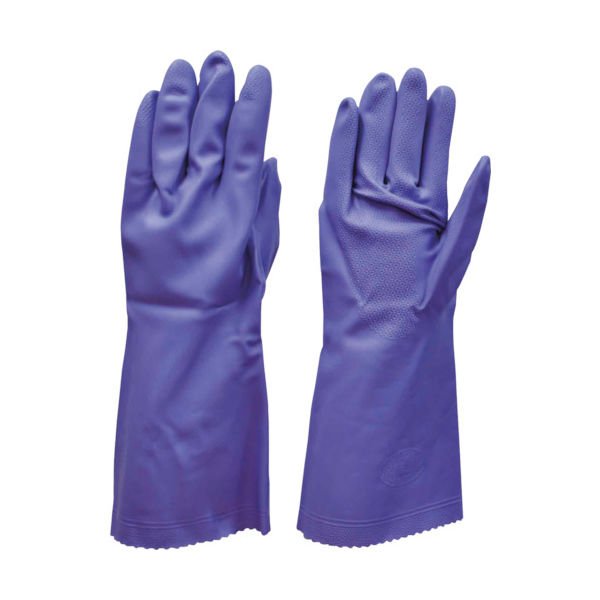 ダンロップホームプロダクツ ダンロップ ビニール厚手 2双組 L バイオレット 8673 1パック(2双) 434-9211（直送品）
