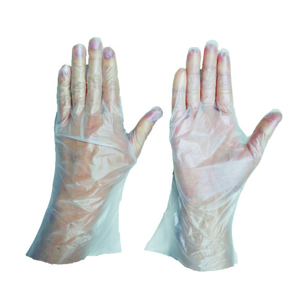 ダンロップホームプロダクツ ダンロップ ポリオレフィン エコハンド手袋 100枚入 M 1803 1箱(100枚) 434-9083（直送品）