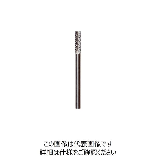 ニューレジストン NRS 超硬バー 円筒dカット 刃径4×刃長13×軸径4×軸長37 超硬 TCBT1300D 1本 435-3536（直送品）