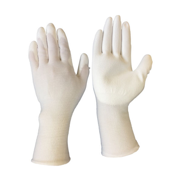 ブラストン BLASTON クリーンルーム用手袋 PU手の平コート手袋 ロングタイプ 10双入 Sサイズ BSC-17B-S 1袋(10双)（直送品）