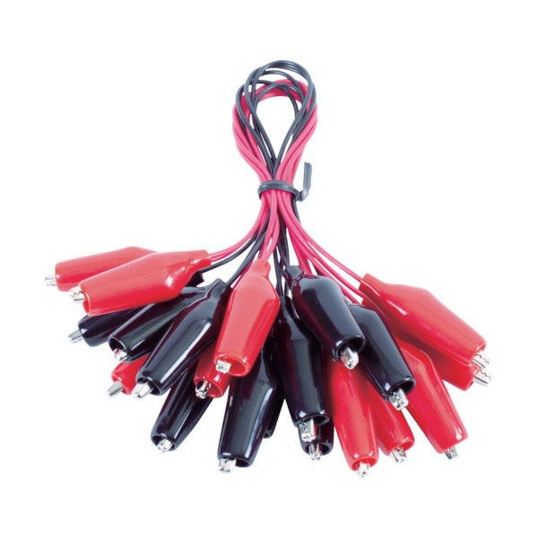 テイシン電機 テイシン テストリード小 45cm シールドクリップS両端付 (10本入) TLA-14 1袋(10本) 434-8427（直送品）