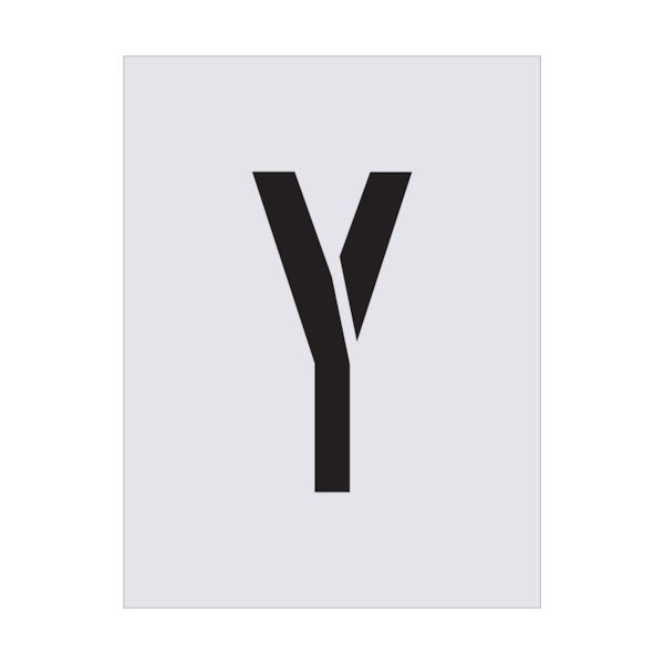 アイマーク IM ステンシル Y 文字サイズ250×125mm AST-77 1枚 434-1589（直送品）