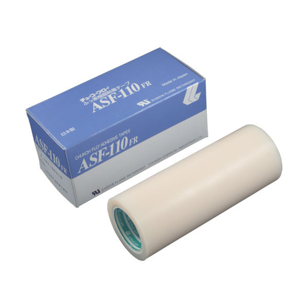 中興化成工業 チューコーフロー フッ素樹脂粘着テープ ASF110FR 0.18t×150w×10m ASF110FR-18X150 1巻（直送品）