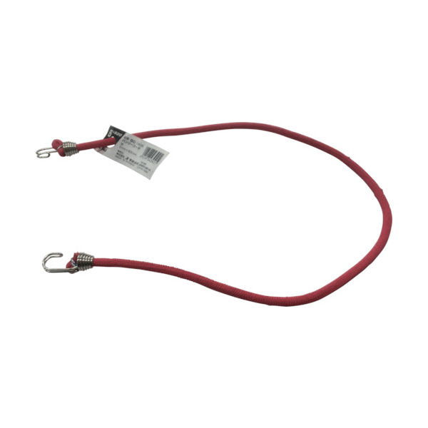 ユタカメイク ゴム バンジーコード 5mm×600mm 赤 BC-5605 1本 444-6658（直送品）