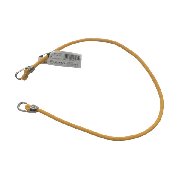 ユタカメイク ゴム バンジーコード 5mm×600mm 黄 BC-5602 1本 444-6640（直送品）