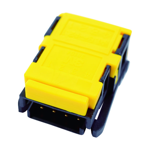 スリーエム ジャパン 3M リンクコネクタ ワイヤーマウントコネクタ4極 ラウンドケーブル用 38104-F018-F00 FL 1個（直送品）