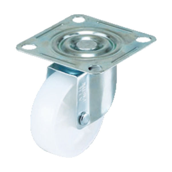 ワコーパレット エアーキャスター(自在車) 75mm ナイロン車 AMG-75N 1個 432-3840（直送品）