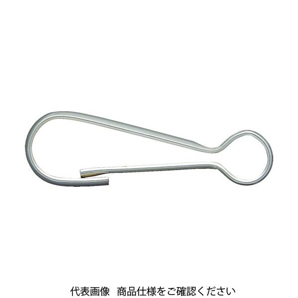 ニッサチェイン ニッケル甲丸スナップ(37mm×10個入り) TKS-106 1袋(10個) 431-4395（直送品）