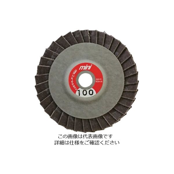 ニューレジストン NRS ミニタイプペーパー多羽根ホイール ミニRホイル 75×10 A100 MRW75A100 1セット(5枚)（直送品）