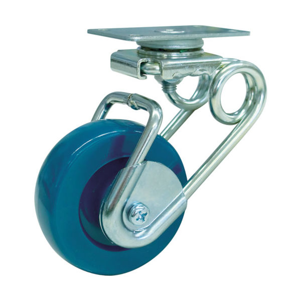 シシクSISIKUアドクライス シシク 緩衝キャスター5 自在 100径 ウレタン車 SAJ-TS6-100U 1個 441-3946（直送品）