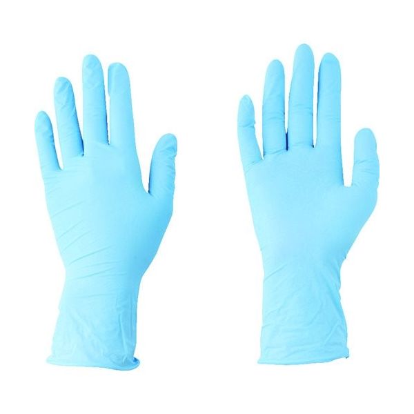 日本製紙クレシア クレシア プロテクガード ブルーニトリルグローブ L 69331 1箱(100枚) 434-2682（直送品）