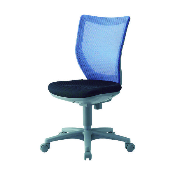 アイリスチトセ IRIS オフィス回転チェアー BITーMXシリーズ BIT-MX45M0 BL/BK 1脚 412-9598（直送品）