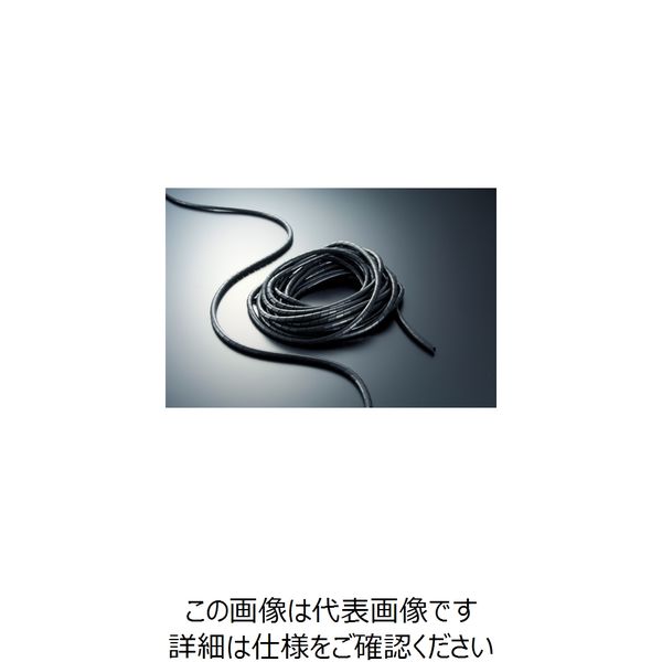 トラスコ中山 TRUSCO スパイラルチューブ 10m 結束径Φ7.5~30.0 黒 TSP10BK 1巻 254-1513（直送品）