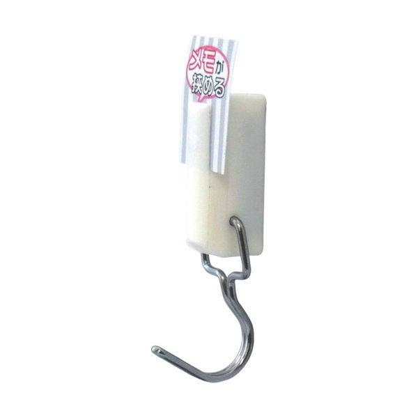 サンケーキコム サンケー 強力スリムフック プチ (マグネット式) ホワイトパール SH-3W 1個 435-0499（直送品）