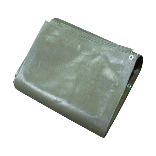 萩原工業 萩原 バリアシート 表面:ODグリーン 裏面:ベージュ 3.6m×5.4m BRA3654 1枚 377-8461（直送品）