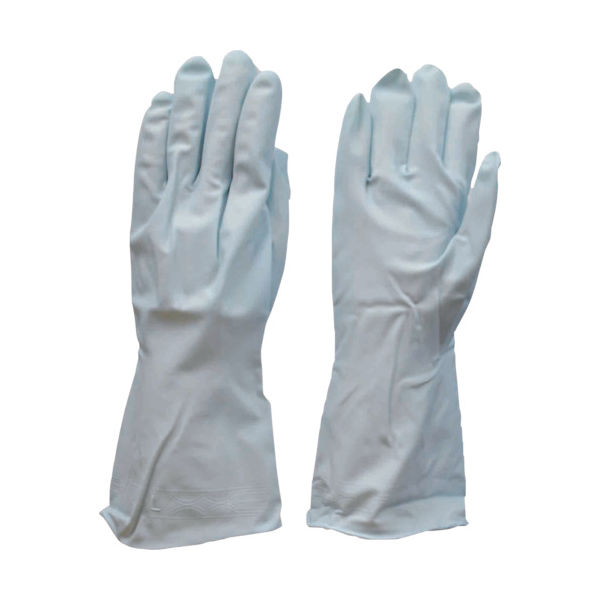 ダンロップホームプロダクツ ダンロップ ビニールうす手 裏毛なし M ブルー 6357 1双 439-7177（直送品）