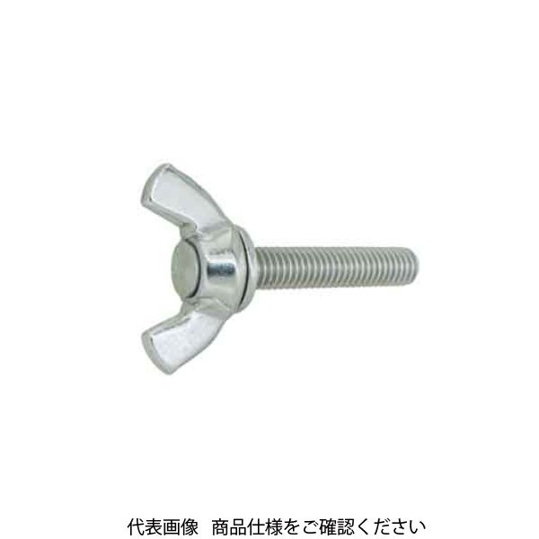 ファスニング Ｊ　3カーＷ　鉄　冷間蝶ボルト（Ｒタイプ）　4　Ｘ　12　C00000100040012003　1箱　　（直送品）