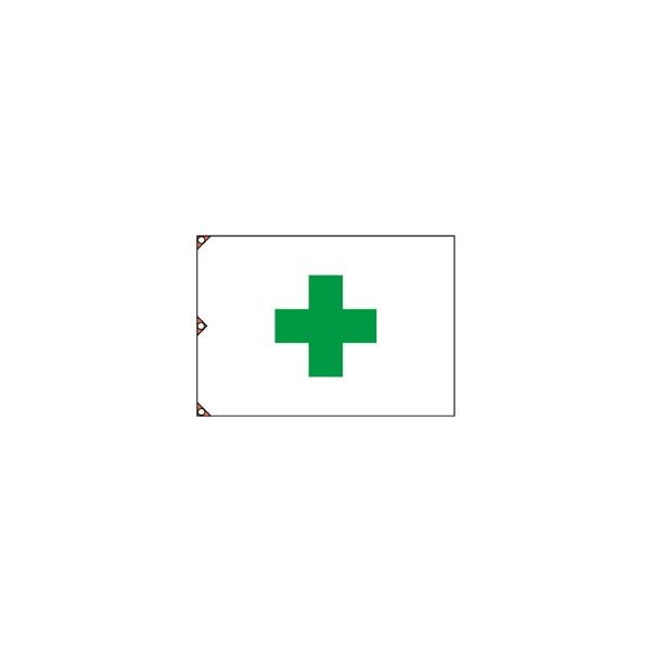 ユニット 安全旗(大) 1050mm×1500mm 372-01 1枚（直送品）