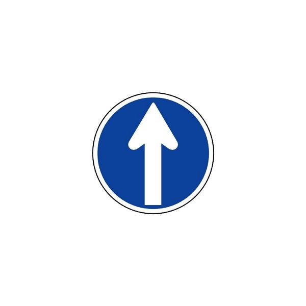 ユニット 道路標識(構内用) (311ーC)指定方向進行禁止 894-08 1枚（直送品）