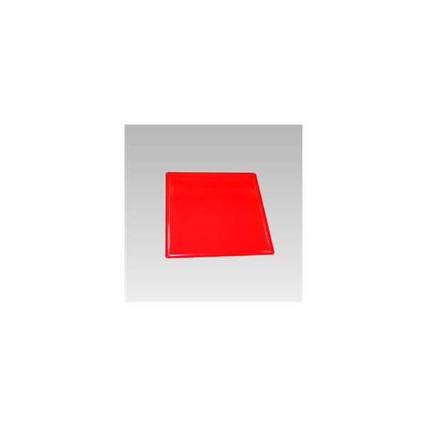 ユニット 赤鉄板 600×600×0.5 明治山 893-05 1枚（直送品）
