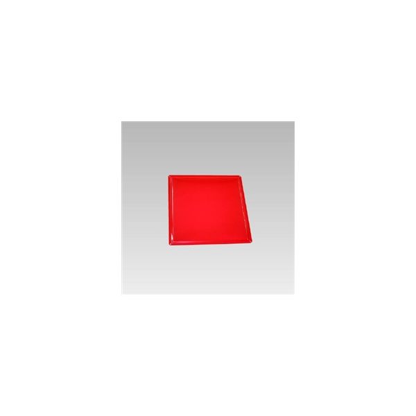 ユニット 赤鉄板 450×450×0.5 明治山 893-09 1枚（直送品）